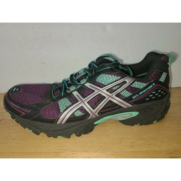 Asics Gel Venture 4 Womens Running Shoes Athletic Sneakers T383N Multicolor 8.5 - Picture 1 of 4